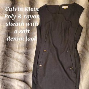 Calvin Klein Black Midi Dress
